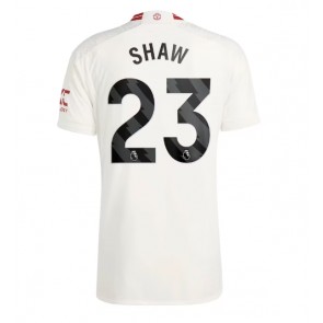 Manchester United Luke Shaw #23 Koszulka Trzecich 2023-24 Krótki Rękaw